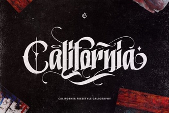 California Style Font for Design Versatility