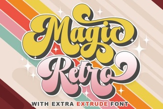 Magic Retro Font – Vintage Display Typeface for Bold Designs