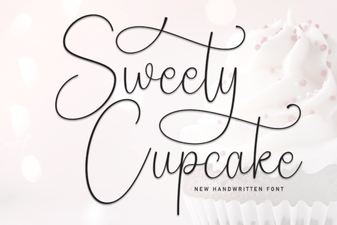 Sweety Cupcake Font Free Script Font Download | Elegant