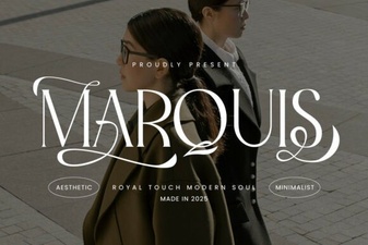 Marquis: a Modern Serif Font for Elegant Design Projects