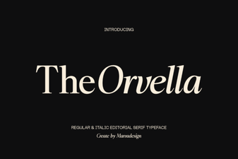 Orvella Font: Elegant Script for Creative Design Projects